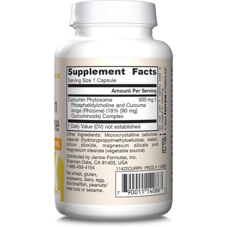 Curcumin - Phytosom, 500 mg, 60 vegetarische Kapseln - Vitalitaet 360