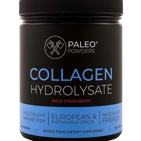 KOLLAGENHYDROLYSAT - WILD GEFANGENER FISCH - ERDBEERE - 500 GRAMM - Vitalitaet 360
