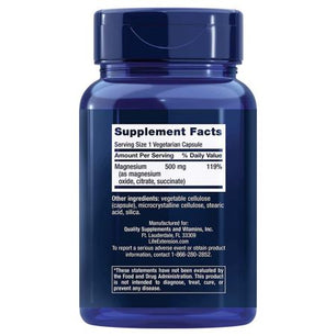 Magnesium, 500mg, 100 Vegi - Kapseln - Vitalitaet 360