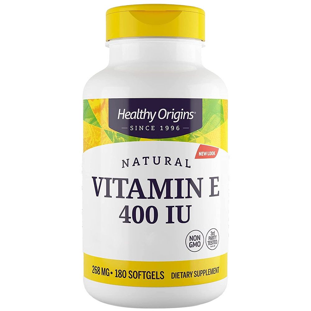 Natürliches Vitamin E 400 IU, 180 Weichkapseln - Vitalitaet 360