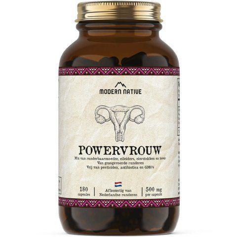 POWERVROUW 180 capsules per pot / 500mg per capsule - Vitalitaet 360