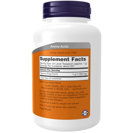 Taurin - Pulver 227 g - Vitalitaet 360