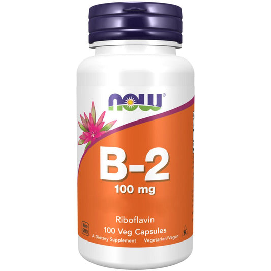 Vitamin B2, 100mg, 100 Kapseln - Vitalitaet 360